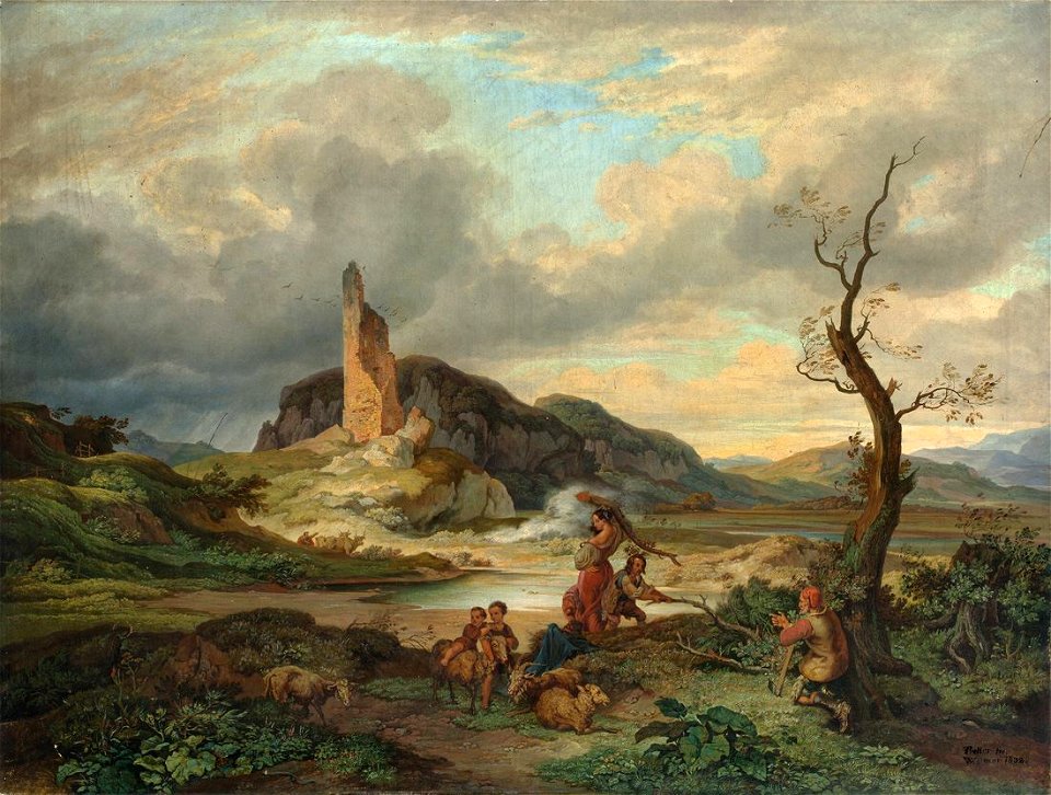 Friedrich Preller d.Ä. - Torre di Quinto (1832)
