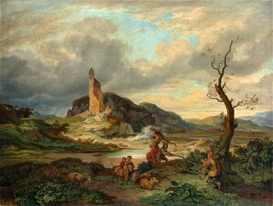 Friedrich Preller d.Ä. - Torre di Quinto (1832)