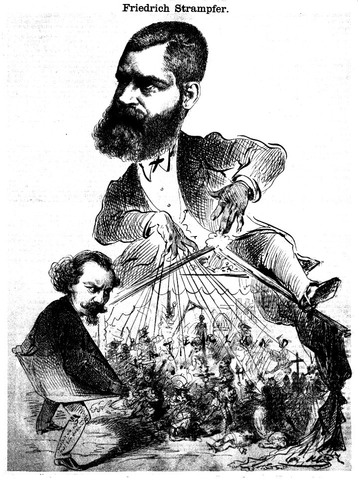 Friedrich Strampfer und Maximilian Steiner 1869 Klic