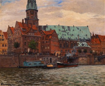 Friedrich Kallmorgen St Katharinenkirche in Hamburg 1901