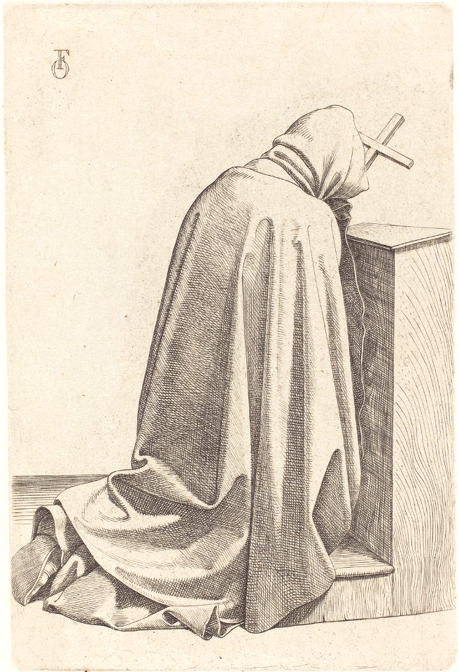 Friedrich Overbeck - Praying Monk