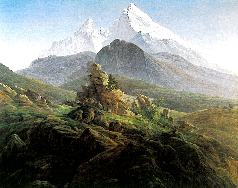 Der Watzmann (C D Friedrich)