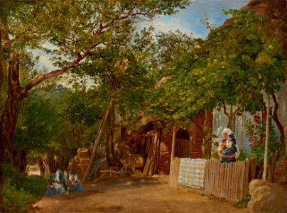 Friedrich Loos - Motiv aus Oberschützen - 3919 - Österreichische Galerie Belvedere
