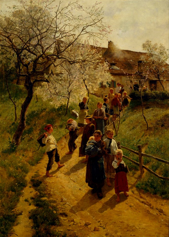 Friedrich Kallmorgen - A spring day - Google Art Project