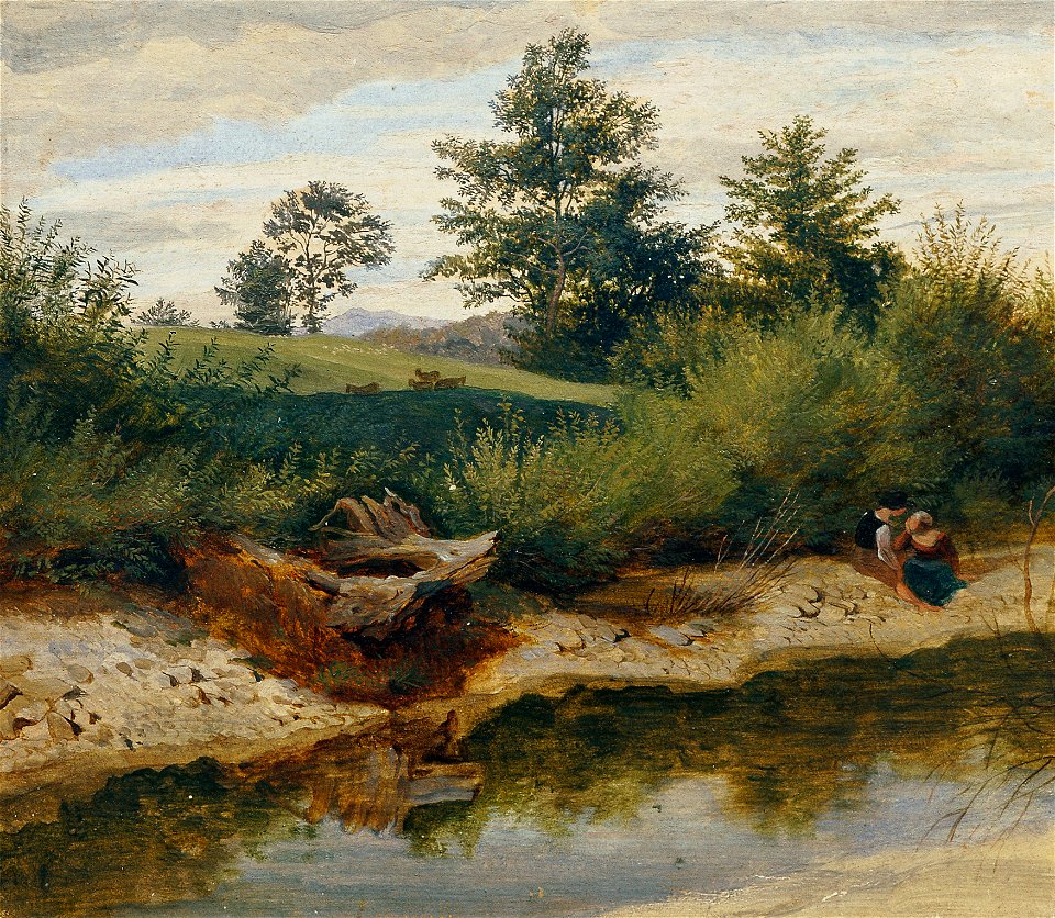 Friedrich Philipp Reinhold - Bachlandschaft - 2585 - Österreichische Galerie Belvedere