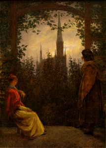Caspar David Friedrich - Gartenlaube (1818)