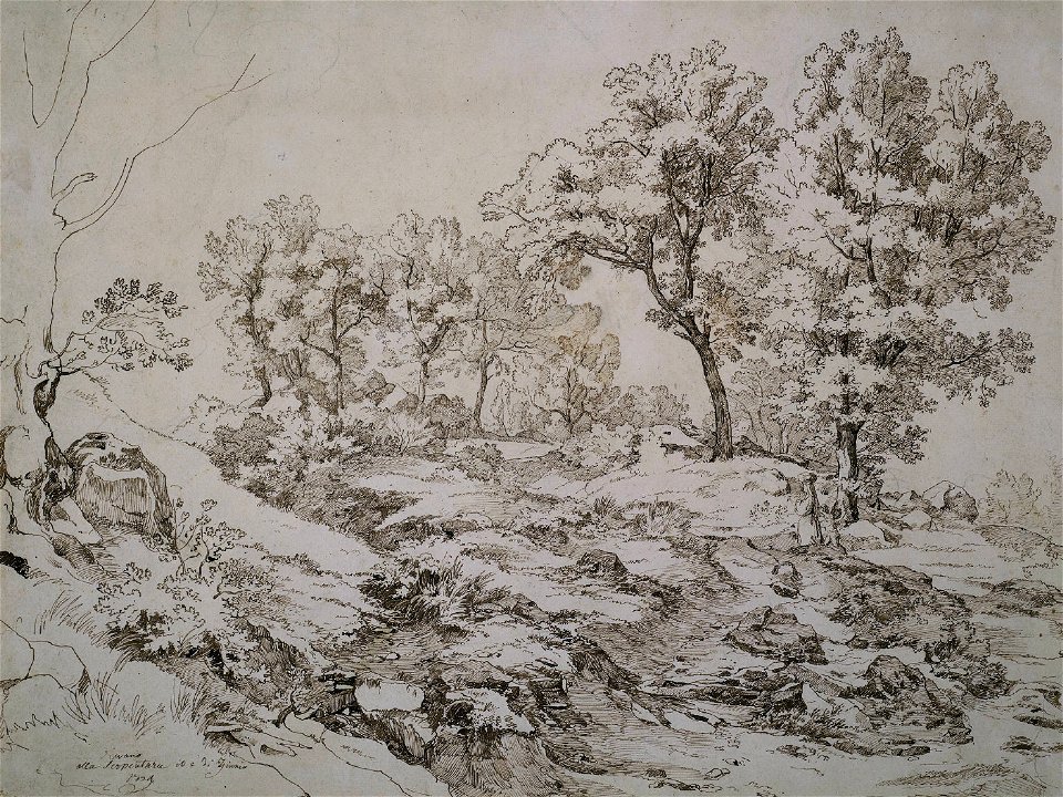 Friedrich Preller d.Ä. - Die Serpentara bei Olevano