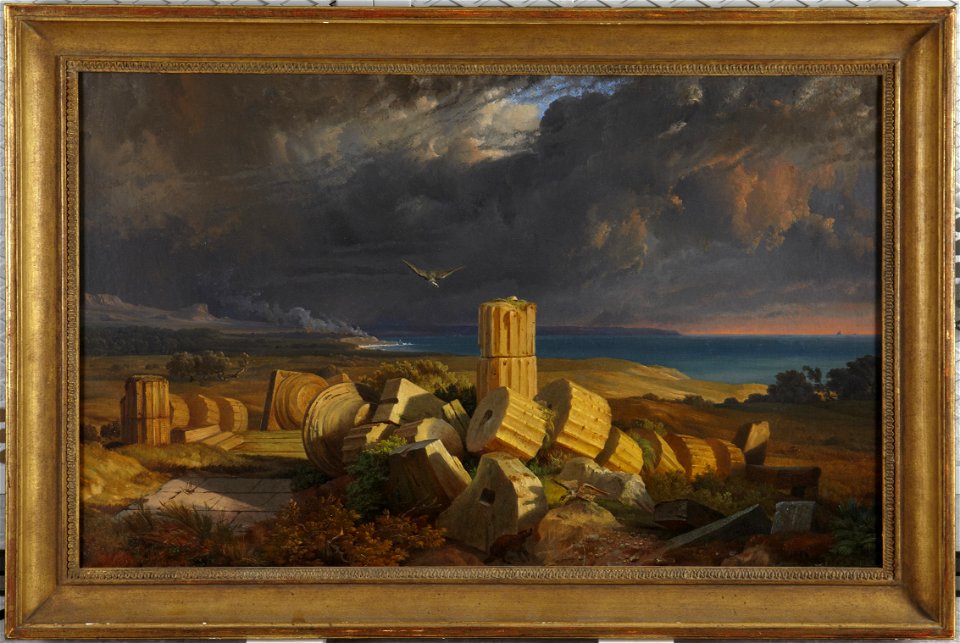 Friedrich Nehrlich - Ruins of the Temple of Hera at Selinunte - y1978-38 - Princeton University Art Museum