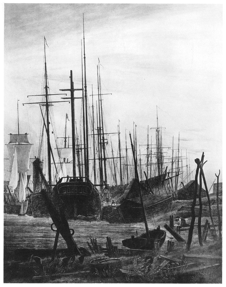 Caspar David Friedrich Hafen von Greifswald