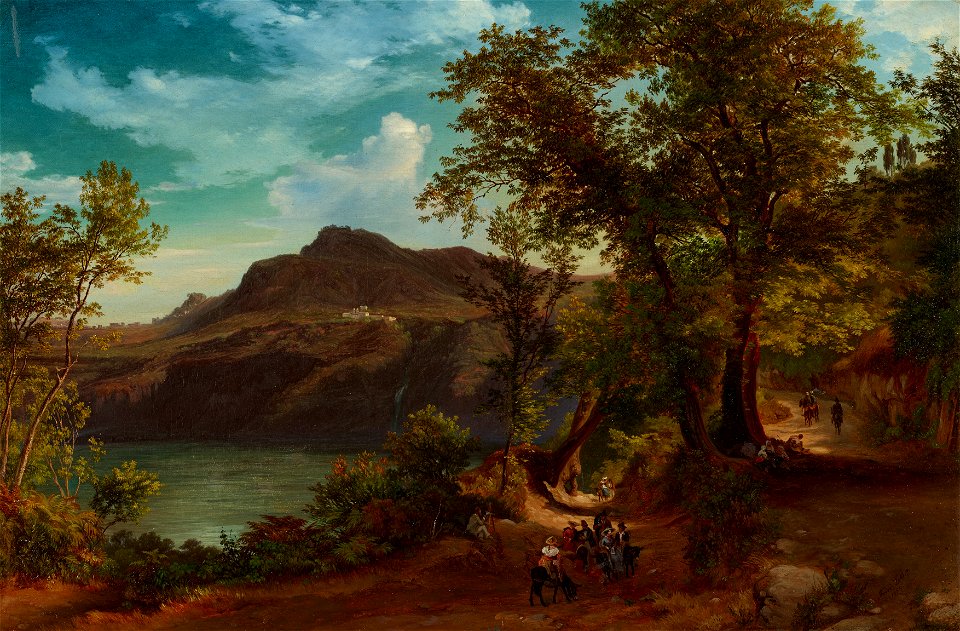 Friedrich Loos - Monte Cavo bei Albano - 6394 - Österreichische Galerie Belvedere