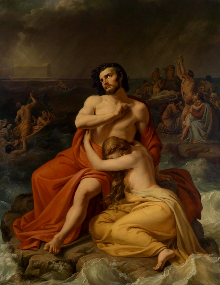 Friedrich Matthäi (attr) Die Sinflut