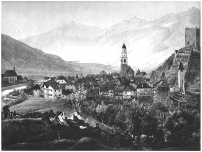 Friedrich Wasmann Blick auf Meran