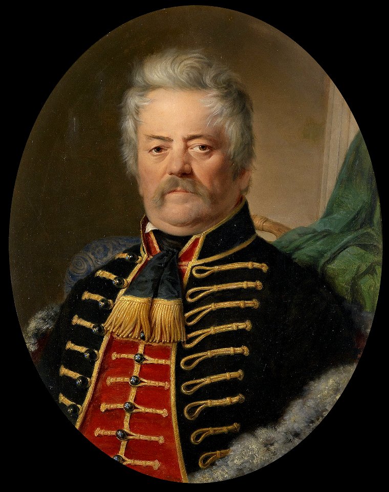Friedrich Lieder Porträt Istvan Graf Karolyi 1853