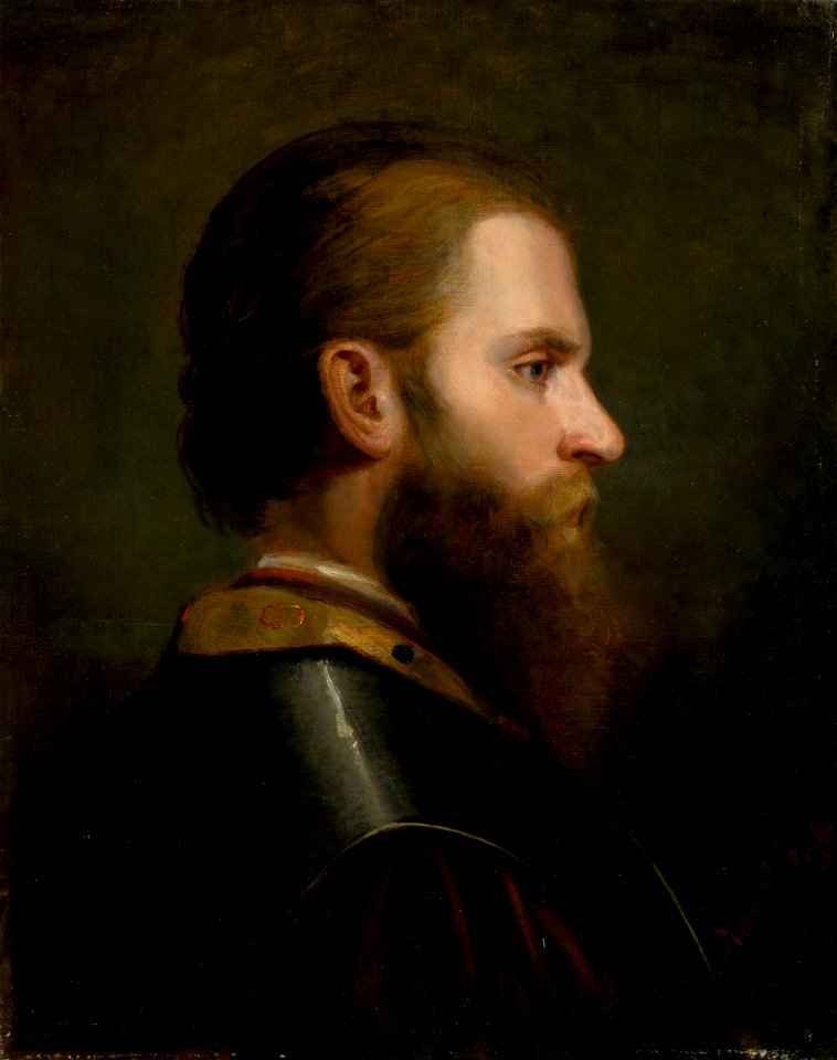 Friedrich von Amerling - Head Study of a Man - O 1842 - Slovak National Gallery
