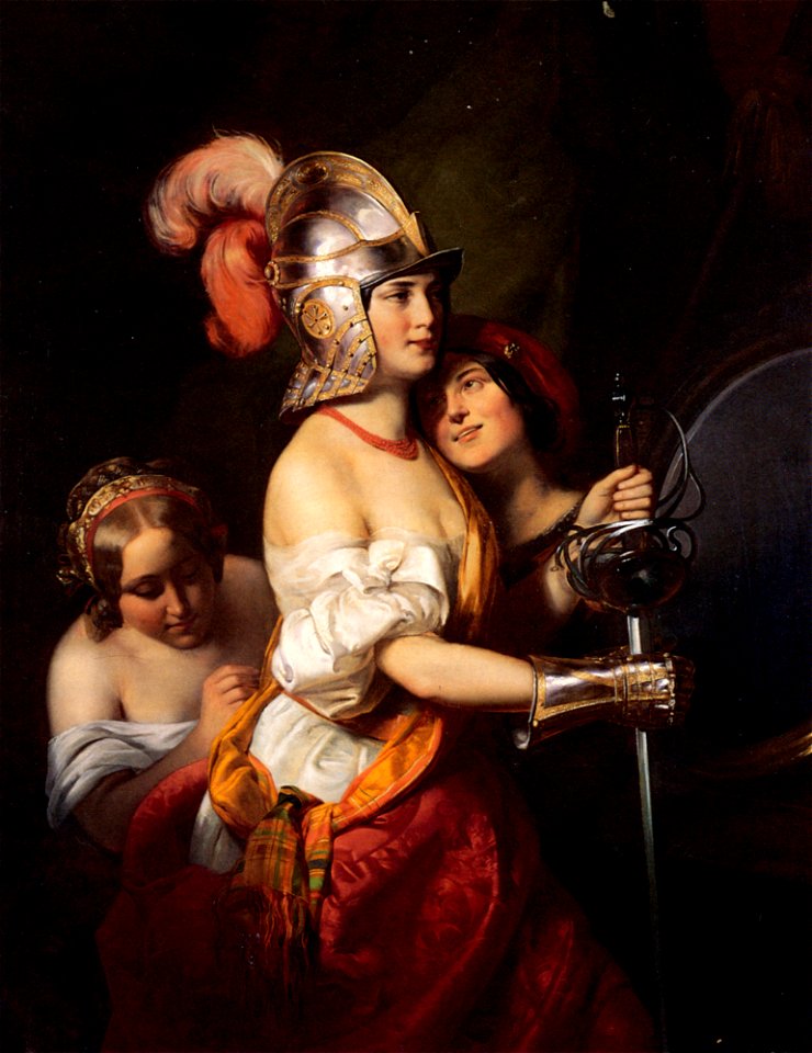 Friedrich von Amerling - The Armed Maiden