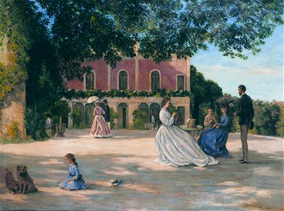 Frédéric Bazille – La Térasse de Méric