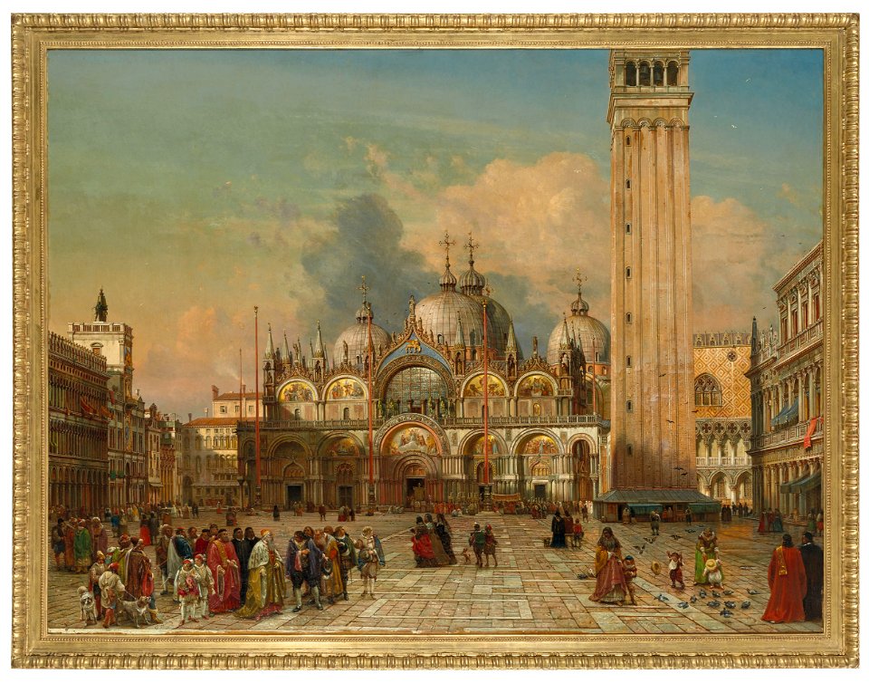 Friedrich nerly la place saint-marc a venise064126)
