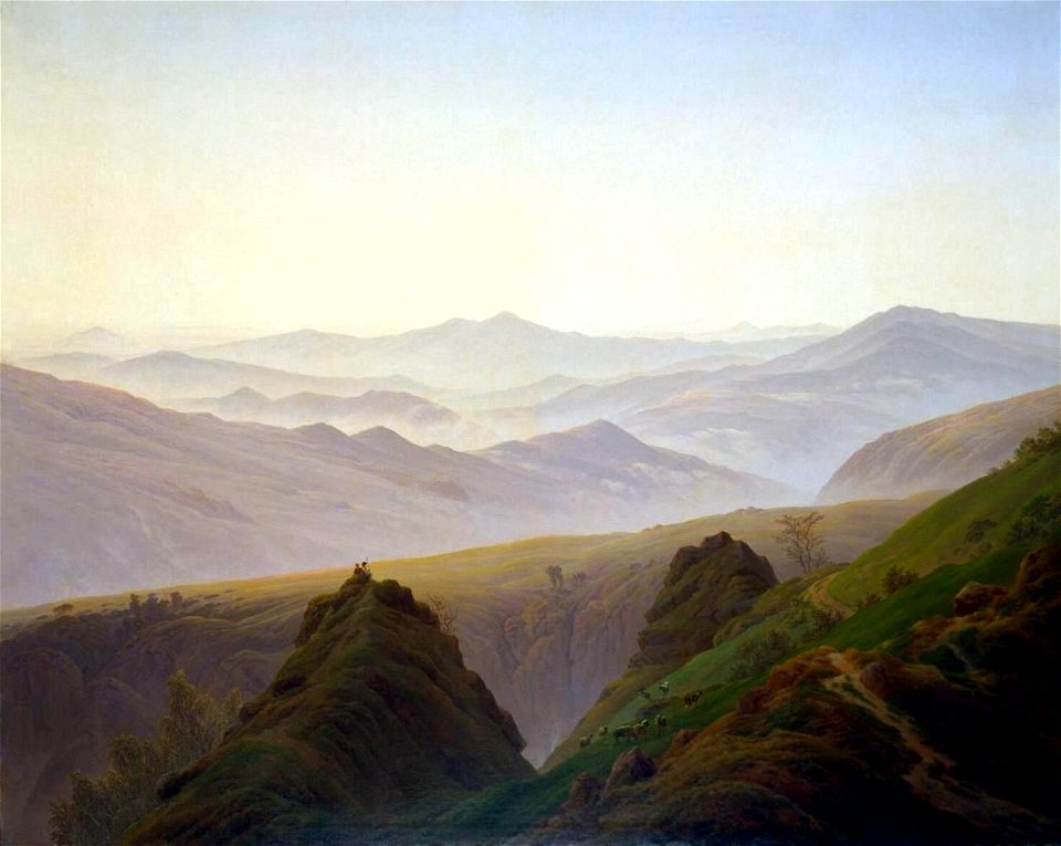 Caspar David Friedrich - Morning in the Mountains - WGA08263