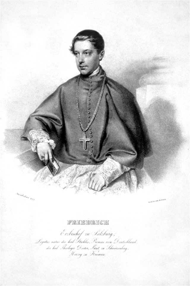 Friedrich zu Schwarzenberg Litho