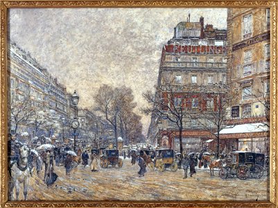 Frédéric Houbron - Le carrefour Richelieu-Drouot - P440 - Musée Carnavalet