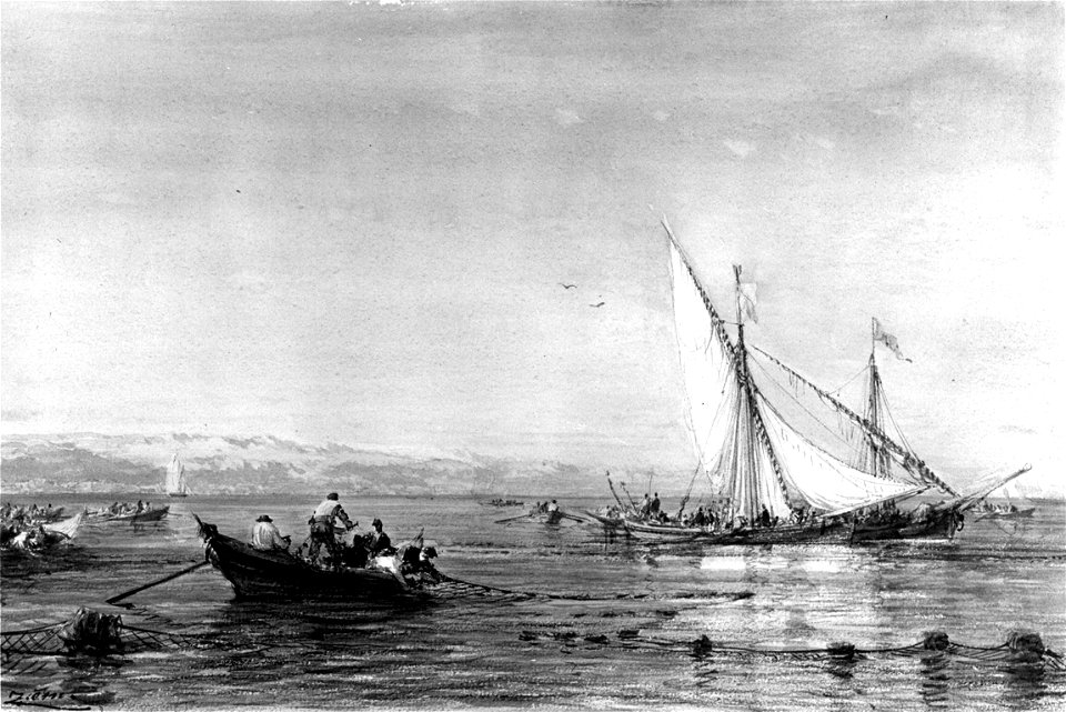 Félix François Georges Philibert Ziem - Tunny Fishing - Walters 37959