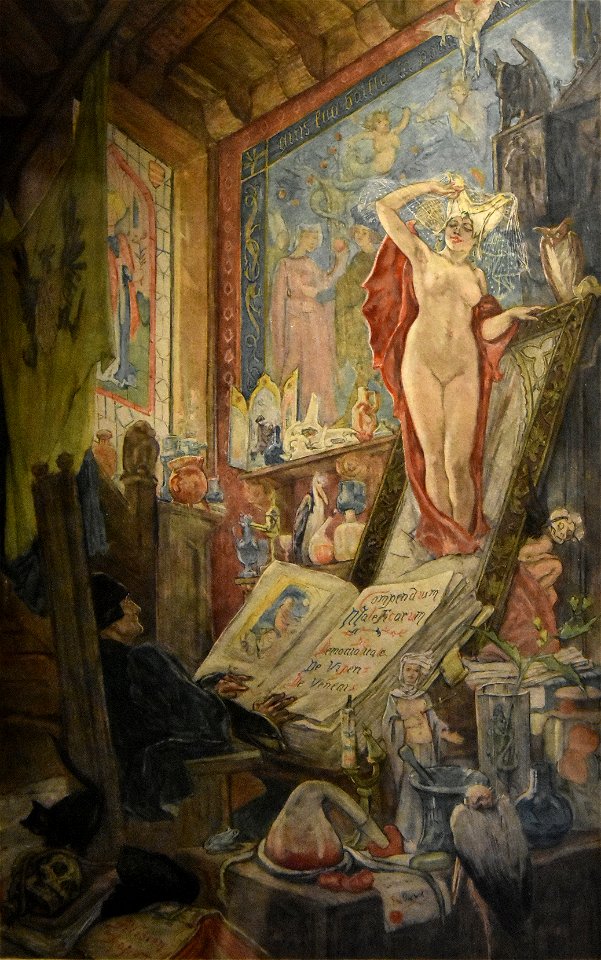 Félicien Rops (1833-1898) De incantatie - La Boverie Luik 23-08-2018