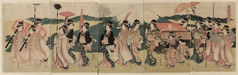 Fujibitai hana no gyōretsu LCCN2008660474