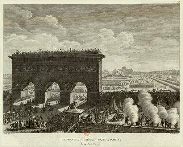 Fédération générale faite à Paris le 14 juillet 1790