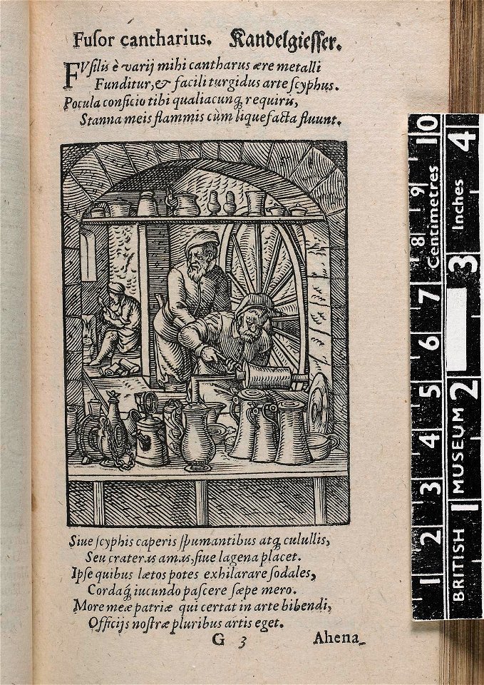 Fusor cantharius. Kandelgiesser. (The Pewterer) (BM 1904,0206.103.52)