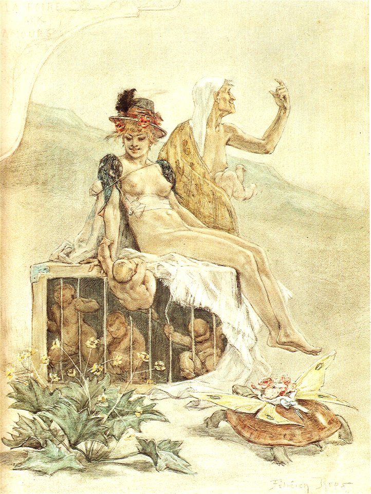 Félicien Rops - La foire aux amours