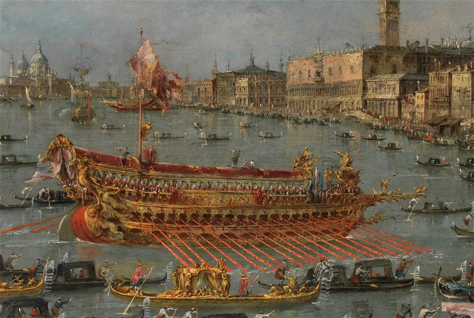 Guardi, Francesco - Bucintoro-detail