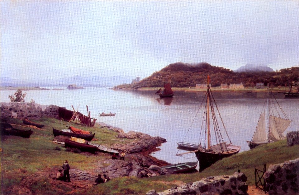Hans Gude--Oban Bay, Skottland--1889