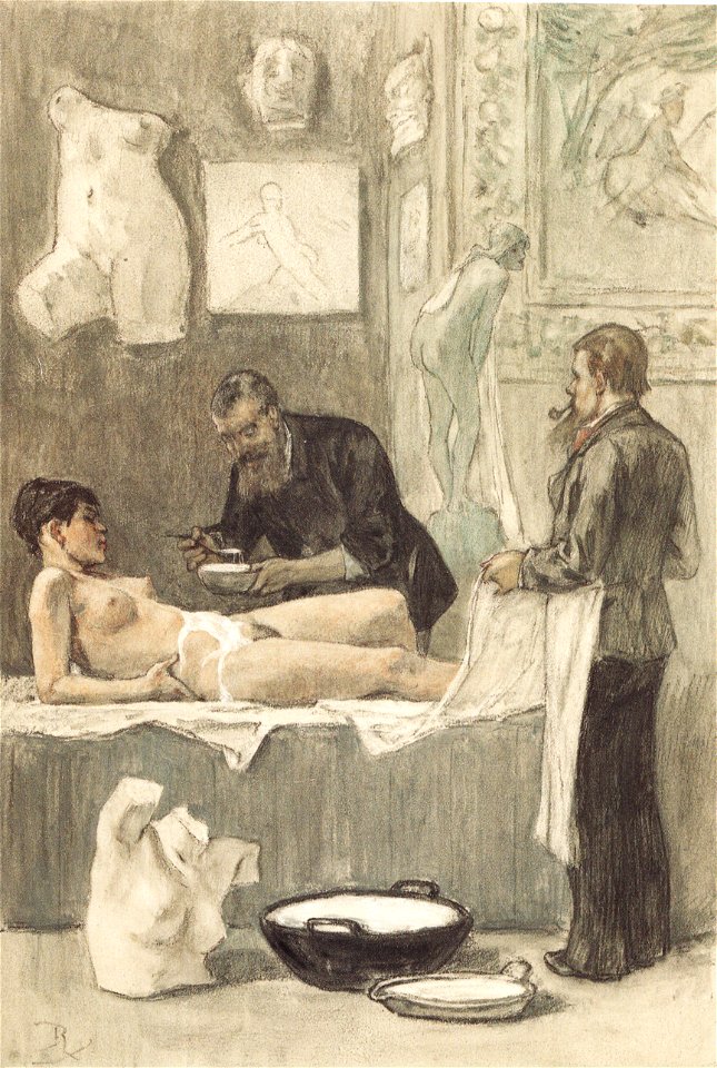 Félicien Rops - Le moulage