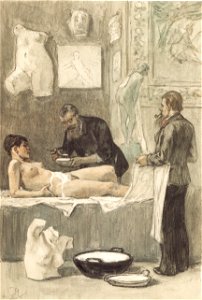 Félicien Rops - Le moulage