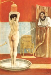 Félicien Rops - La douche