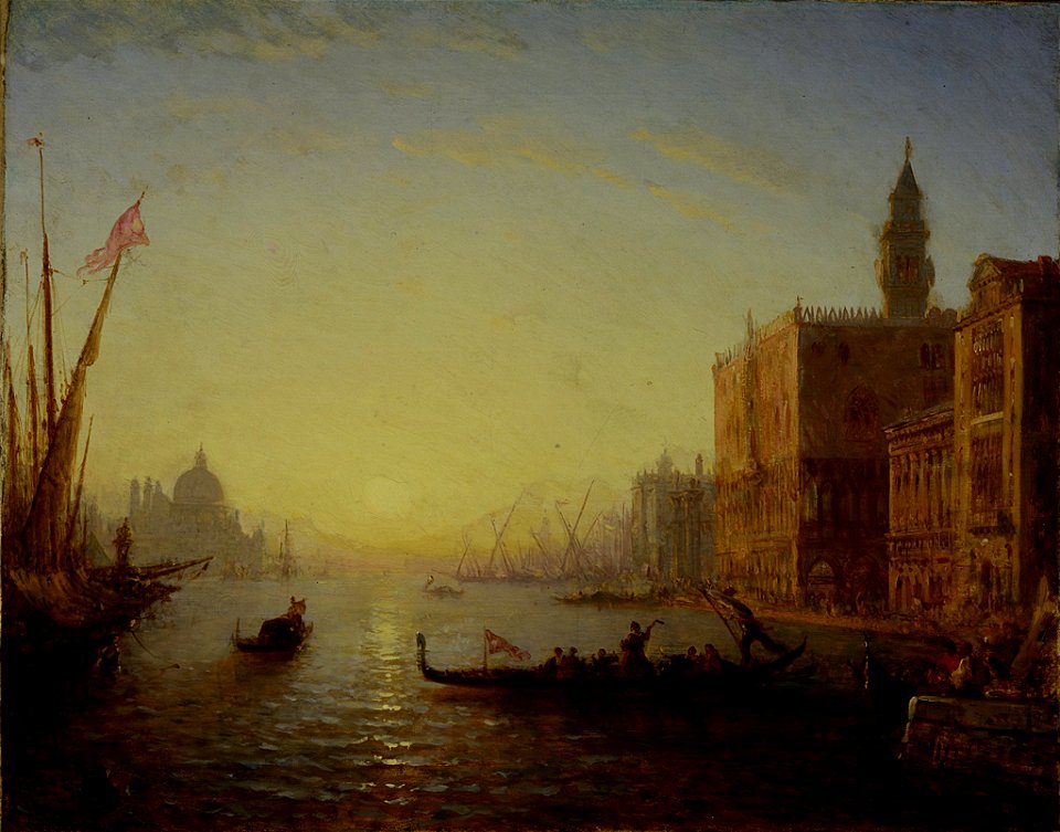 Félix François Georges Philibert Ziem - Venice, Evening - Walters 37158