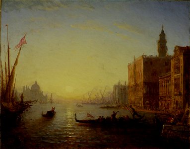 Félix François Georges Philibert Ziem - Venice, Evening - Walters 37158