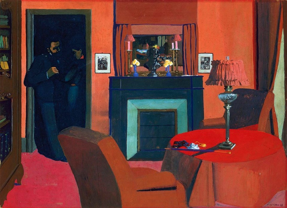 Félix Vallotton, 1898 - La chambre rouge