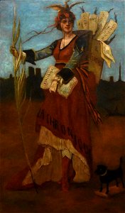 Félicien Rops (1833-1898) La Chronique (1872) Musée Félicien Rops Namen 23-03-2018 10-36-34