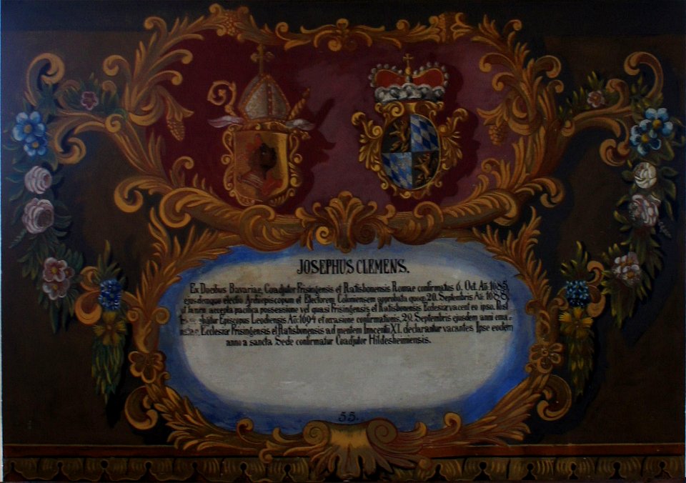 Fürstengang Tafel 55 - Joseph Clemens von Bayern