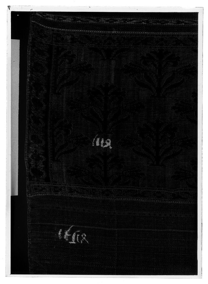 Fältbindel av indisk-persisk typ som tillhört Gustav II Adolf - Livrustkammaren - 61430-negative