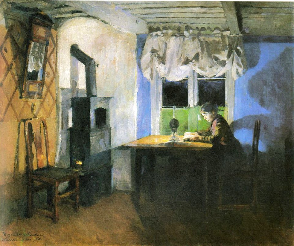 Harriet Backer-Ved lampelys