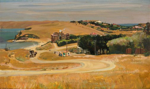 Harry Richardson - A Summer Morning, Titahi Bay - Sarjeant Gallery