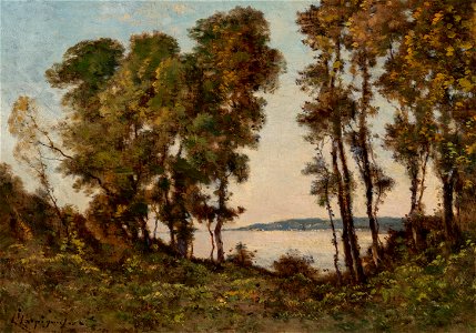 Les bords de l'Allier by Henri-Joseph Harpignies
