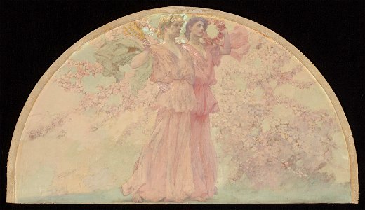Harry Siddons Mowbray - Ceres and Proserpine Reunited - 1926.95 - Yale University Art Gallery