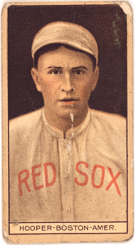 Harry Hooper, Boston Red Sox, baseball card portrait LCCN2008678016