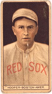 Harry Hooper, Boston Red Sox, baseball card portrait LCCN2008678016