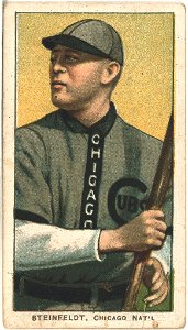 Harry Steinfeldt, Chicago Cubs, baseball card portrait LCCN2008675198