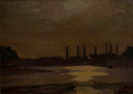 Harold Gilman (1876-1919) - The Thames at Chelsea - 769764 - National Trust
