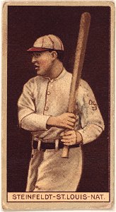 Harry Steinfeldt, St. Louis Cardinals, baseball card portrait LCCN2008678004